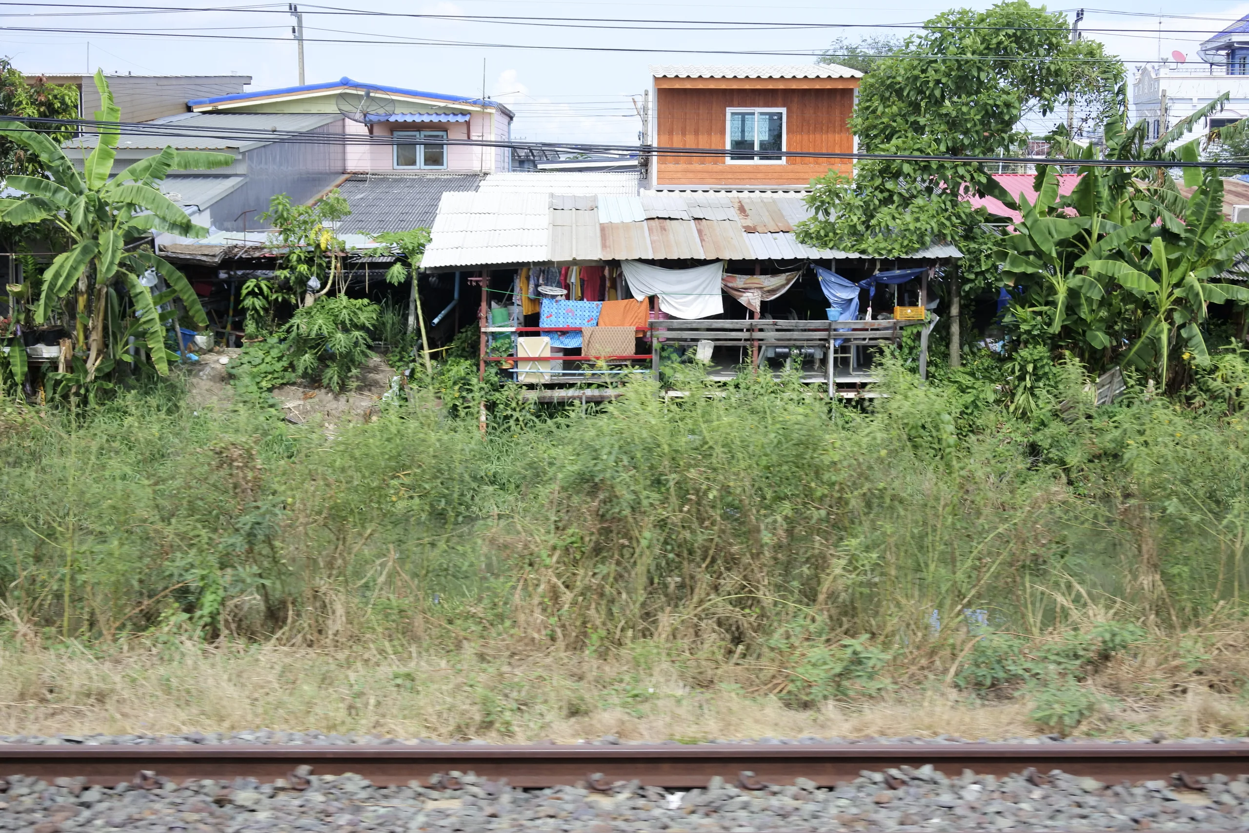 アユタヤ 列車風景