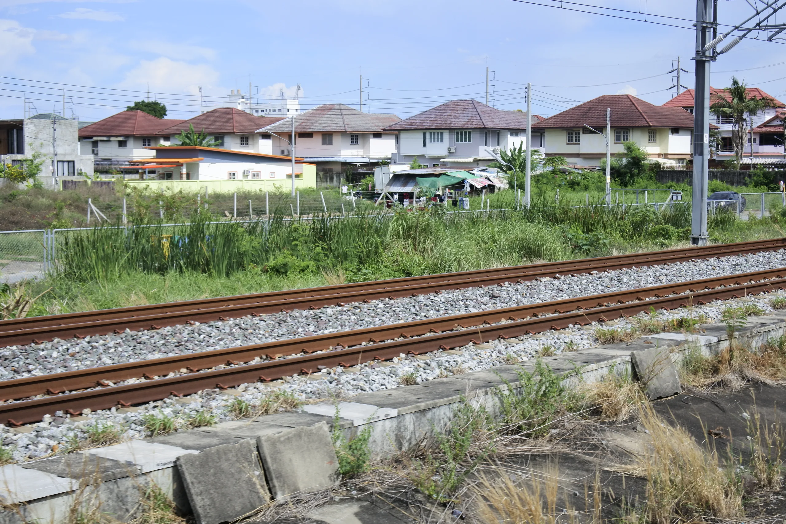 アユタヤ 列車風景